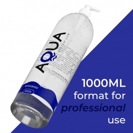 Imagen, lubricante base de agua AQUA Quality 1000 ml seguro para juguetes y preservativos, online