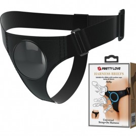 Imagen, Pretty Love arnés universal negro elástico compatible con dildos y vibradores, online