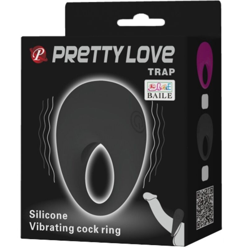 ANILLO VIBRADOR SILICONA COLOR NEGRO