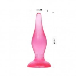 Imagen, plug anal lila de tacto suave ideal para iniciarse y disfrutar con comodidad, online