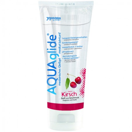 Imagen, lubricante Joydivision Aquaglide sabor cereza base agua 100 ml, online