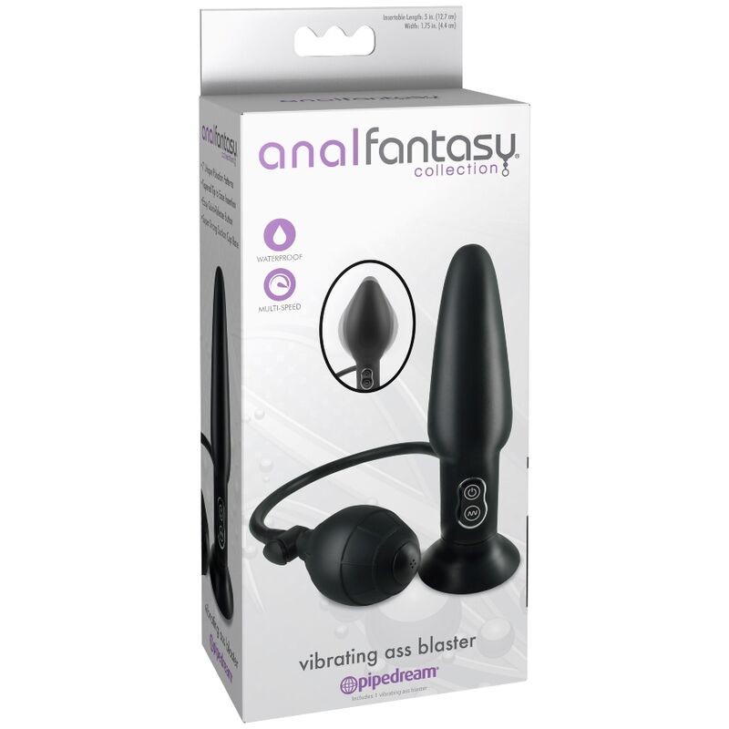 PLUG HINCHABLE VIBRADOR ANAL FANTASY PLUG HINCHABLE VIBRADOR ANAL FANTASY
