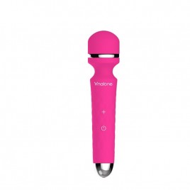 Imagen, masajeador vibrador Nalone Rock rosa recargable con silicona hipoalergénica, online