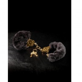 Imagen, esposas de peluche Fetish Fantasy Gold ajustables con cierre metálico, online