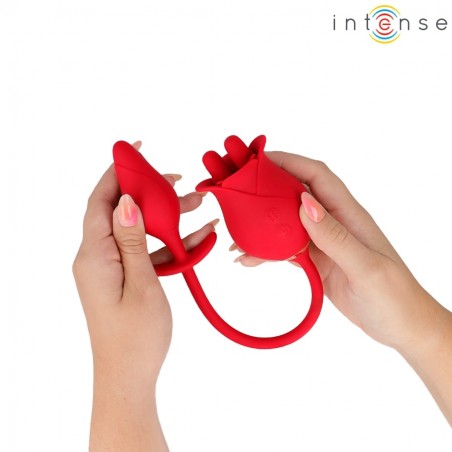 DOBLE ESTIMULADOR CLÍTORIS CON LENGUA