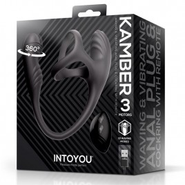 Imagen, plug anal Kamber INTOYOU con vibración 360º y estimulador masculino, online