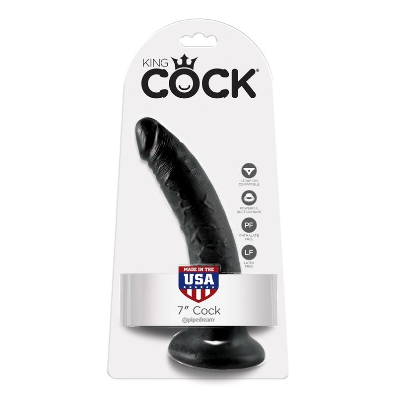 DILDO PENE NEGRO 18CM