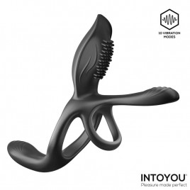 Imagen, doble anillo para el pene con estimulador de clítoris y control remoto, online