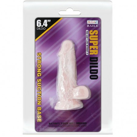 Imagen, dildo realístico Baile natural de 16.5 cm con ventosa y textura venosa, online