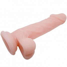 Imagen, dildo realístico Baile natural de 16.5 cm con ventosa y textura venosa, online