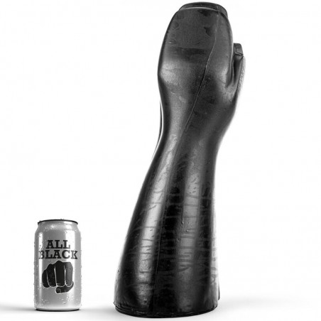 Imagen, dildo All Black fisting 39 cm realista de PVC hipoalergénico para placer, online