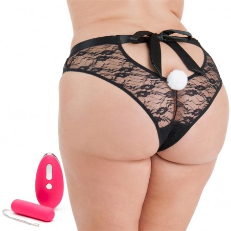 HAPPY RABBIT PANTIES CON ESTIMULADOR CONTROL REMOTO PLUS