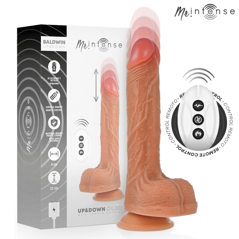 BALDWIN DILDO MULTIFUNCIÓN 22 CM -O- 4 CM