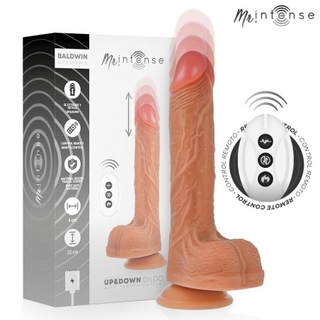 Imagen, dildo Baldwin realístico con vibración y movimiento up and down, online