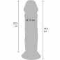 DILDO DELUXE DOBLE DENSIDAD 35.5 CM DILDO DELUXE DOBLE DENSIDAD 35.5 CM
