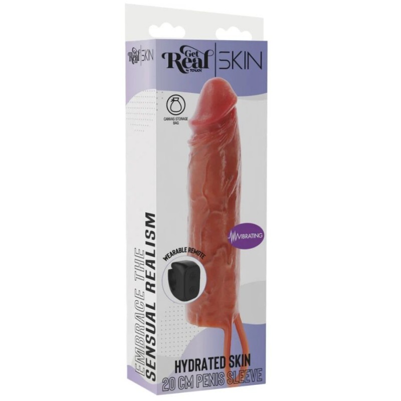 FUNDA VIBRACIÓN PARA PENE 20 CM