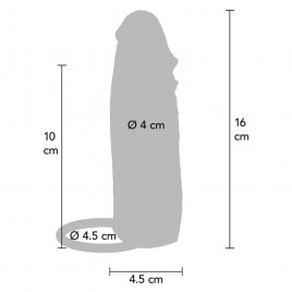 Imagen, funda vibradora para pene 16 cm silicona hidratada con control remoto, online