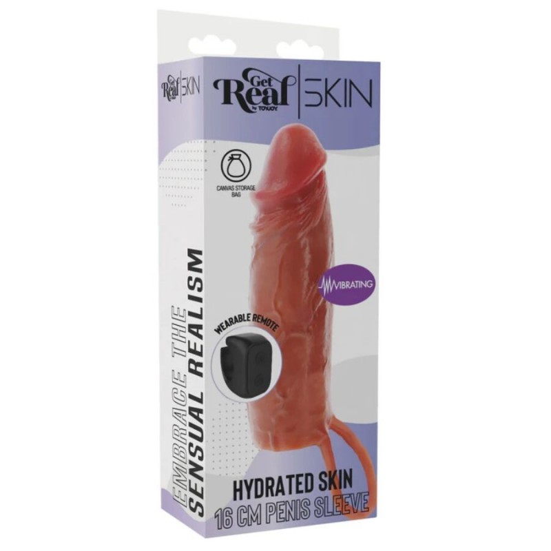 FUNDA CON VIBRACIÓN PARA PENE 16 CM