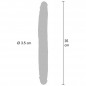 DILDO DOBLE DE SILICONA 35 CM