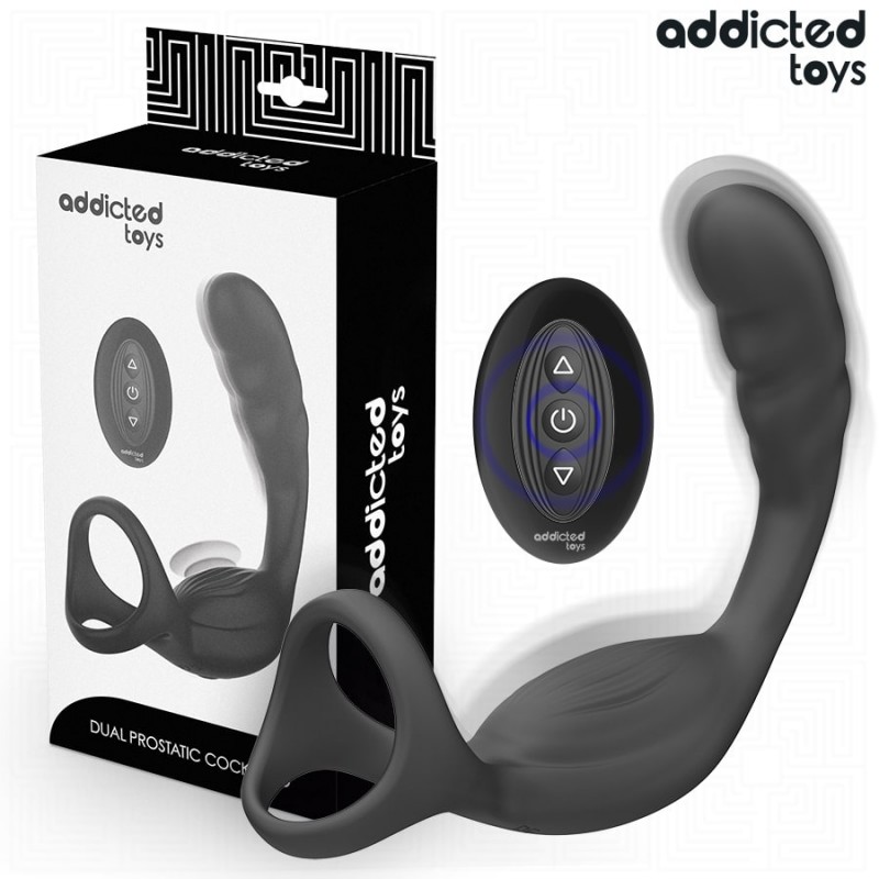 ANILLO DOBLE VIBRADOR PROSTÁTICO