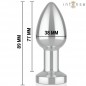 PLUG ANAL METAL VIBRADOR CON LUCES