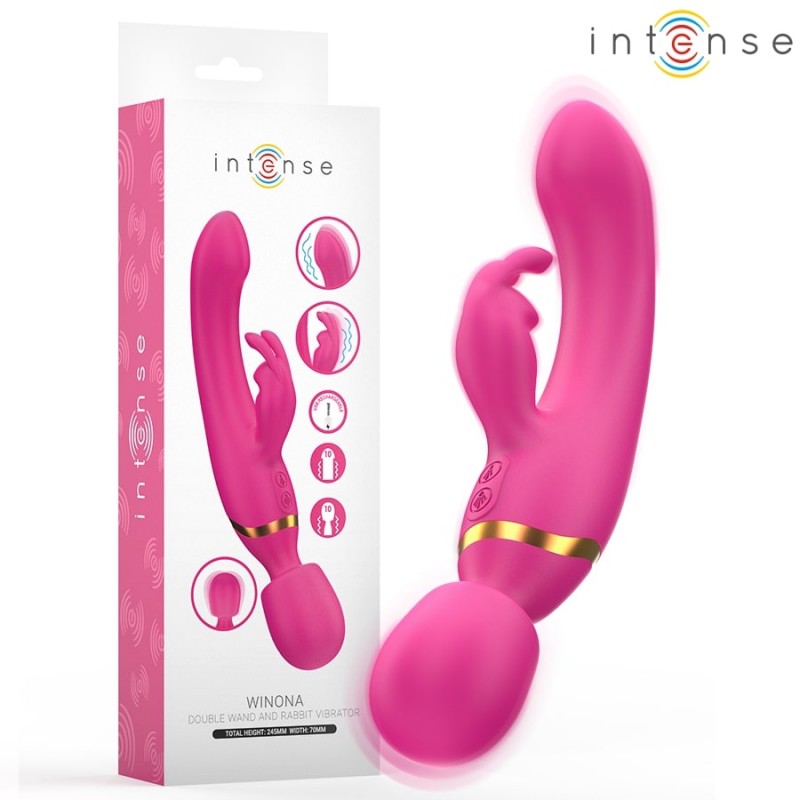 WINONA DOBLE VIBRADOR RABBIT & WAND WINONA DOBLE VIBRADOR RABBIT & WAND