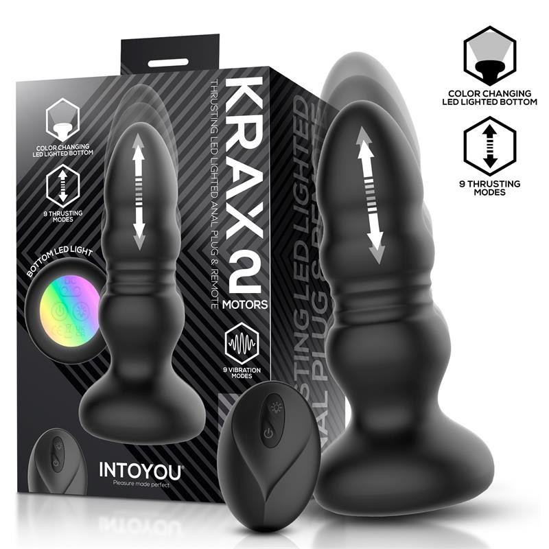 KRAX PLUG ANAL CON VIBRACIÓN Y LUZ