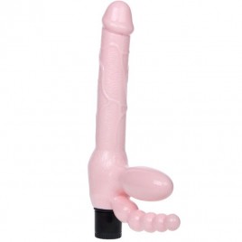 Imagen, arnés vibrador Baile sin correas con estimulación anal y vaginal flexible, online
