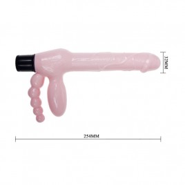 Imagen, arnés vibrador Baile sin correas con estimulación anal y vaginal flexible, online