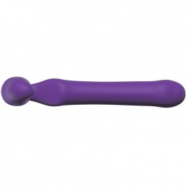 Imagen, strap on Queens Adrien Lastic flexible violeta sin correas para parejas, online