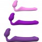 QUEENS STRAP-ON FLEXIBLE VIOLETA TALLA L