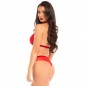 SET DOS PIEZAS PANTIES Y TOP CUELLO HALTER NEGRO SET DOS PIEZAS PANTIES Y TOP CUELLO HALTER NEGRO