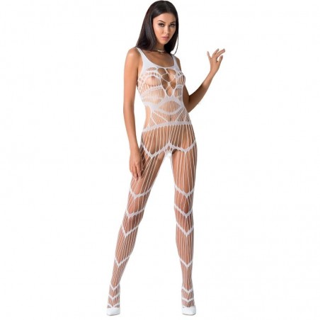 Imagen, bodystocking Passion BS058 sexy en red con abertura íntima para mujer, online
