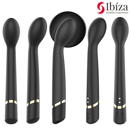 VIBRADOR PUNTO G IBIZA RECARGABLE 10 MODOS POTENTE E IMPERMEABLE