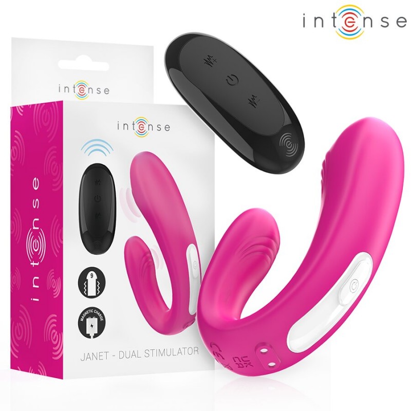 JANET ESTIMULADOR Y VIBRADOR DUAL