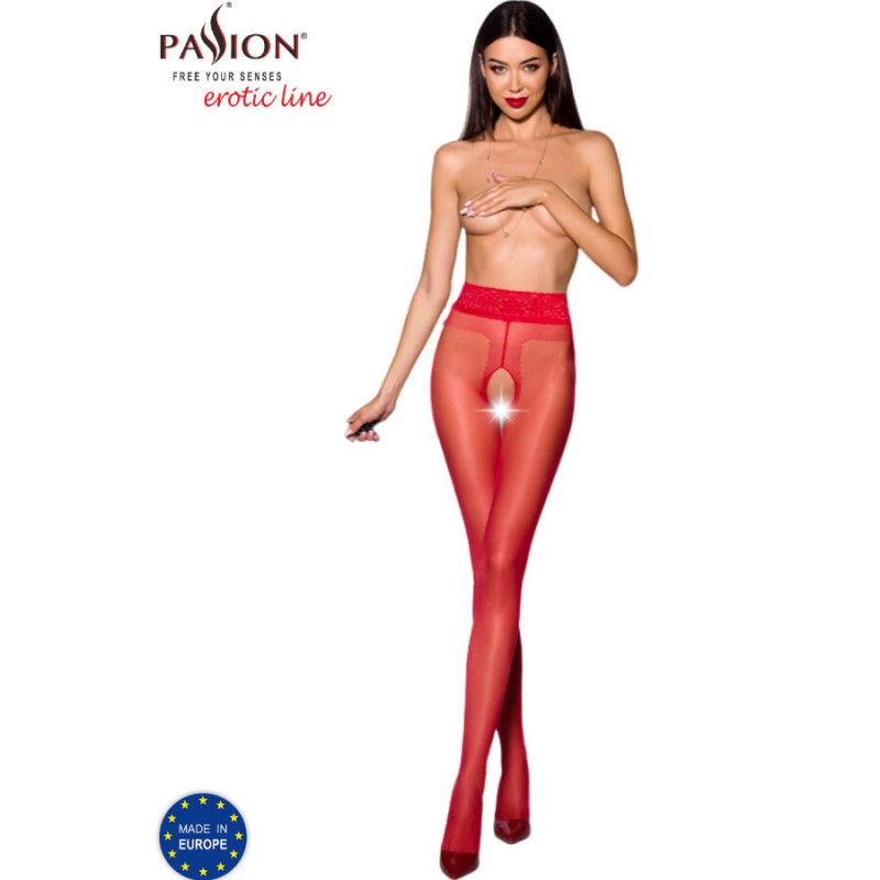 TIOPEN 001 MEDIAS ROJO TALLA 3/4 20 DEN