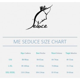 Imagen, teddy sexy Zulmira blanco y negro Me-Seduce con anillas elegantes, online