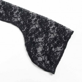 Imagen, teddy negro floral con transparencias sensual, online