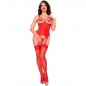 CHILIROSE CR 4873 SET CORSET ROJO