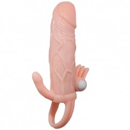 Imagen, funda pene vibrador Brave Man 16.5 cm realística natural, online