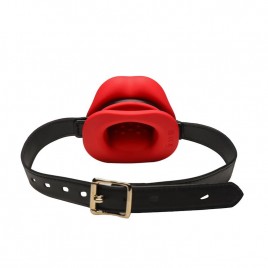Imagen, mordaza vibradora Sissy BDSM con lengua de silicona, online