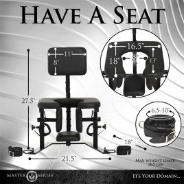 Imagen, silla sexo oral Pleasure Throne ajustable BDSM, online