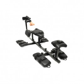 Imagen, stockade horizontal BDSM con máquina sexual automática, online