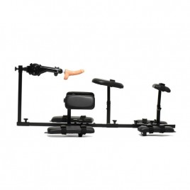 Imagen, stockade horizontal BDSM con máquina sexual automática, online