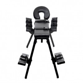 Imagen, banco potro sexual de acero acolchado ajustable resistente, online