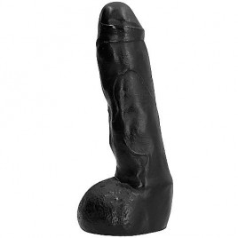 PENE REALISTICO ANAL 20cm ALL BLACK