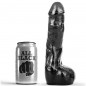 PENE REALISTICO ANAL 20cm ALL BLACK