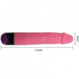 Imagen, vibrador realístico Baile Colorful Sex 23 cm TPR multivelocidad, online