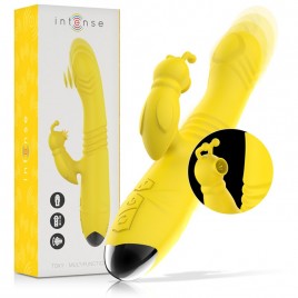 Imagen, vibrador Intense Toky up down recargable amarillo con estimulador clítoris, online