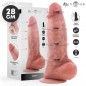 DILDO GRANDE 28 CM SILICONA REALISTA VENTOSA FUERTE